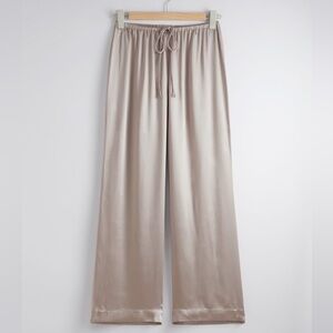 & Other Stories Satin Drawstring Pant